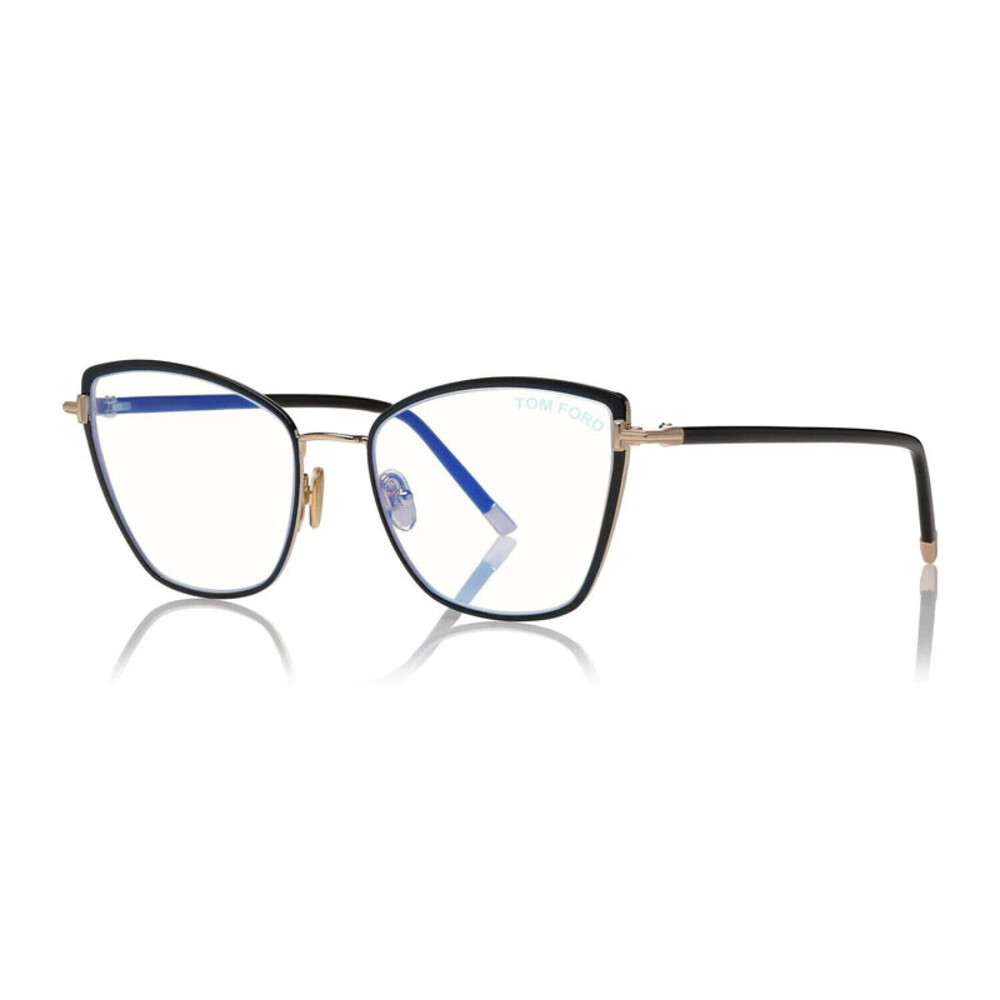 NEW Tom Ford FT5740-B 001 Black Enamel Sunglasses authentic